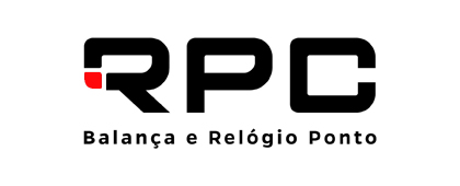 logotipo da rpc balanças e relógios ponto